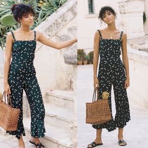 FAITHFULL THE BRAND Polka Dot Lea Jumpsuit
